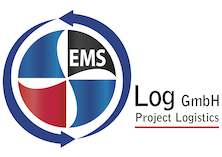 EMS Log Logo white background